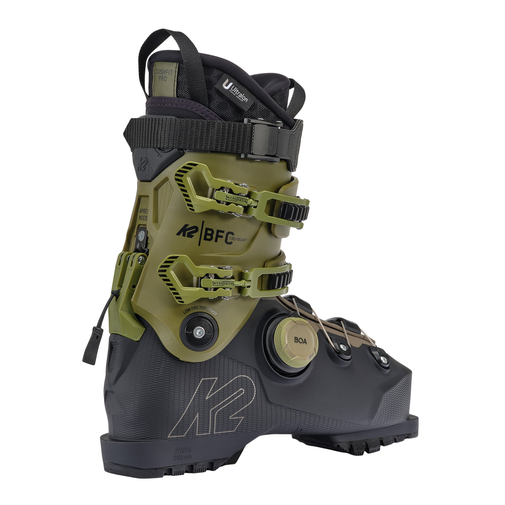 K2 BFC 130 BOA® Ski Boots 2025 - Men's/Women's Performance Ski Boots for All-Mountain & Freeride Skiing - Perfect for Alpine Skiing & Winter Sports