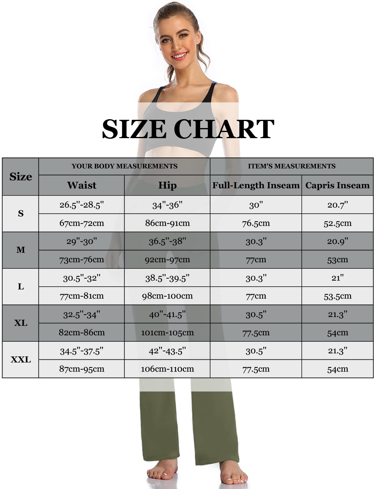 Buttery Soft Women's Bootcut Yoga Pants with 4 Pockets - Tummy Control Workout & Office Pants | Perfect for Yoga, Gym & Casual Wear