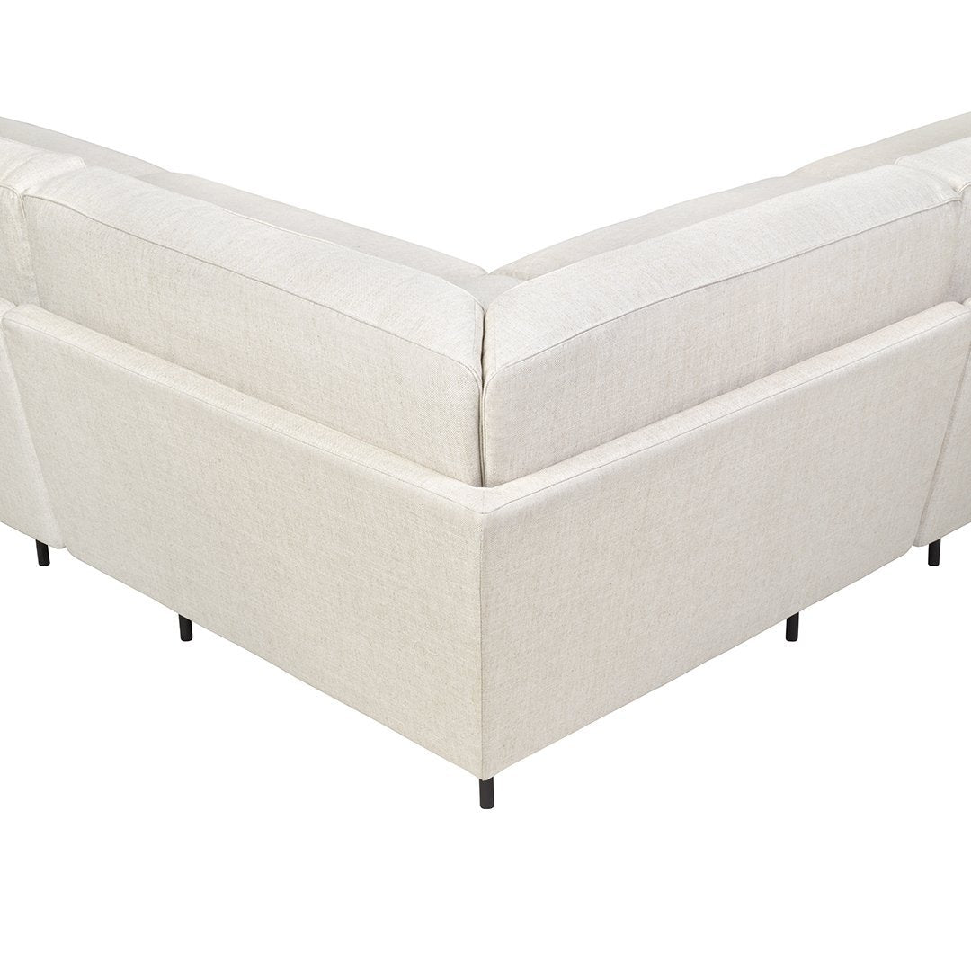 Flaneur Modular Sofa Set - Customizable Sectional Couch for Living Room, Office, or Lounge - Modern Mid-Century Design with Comfortable Seating