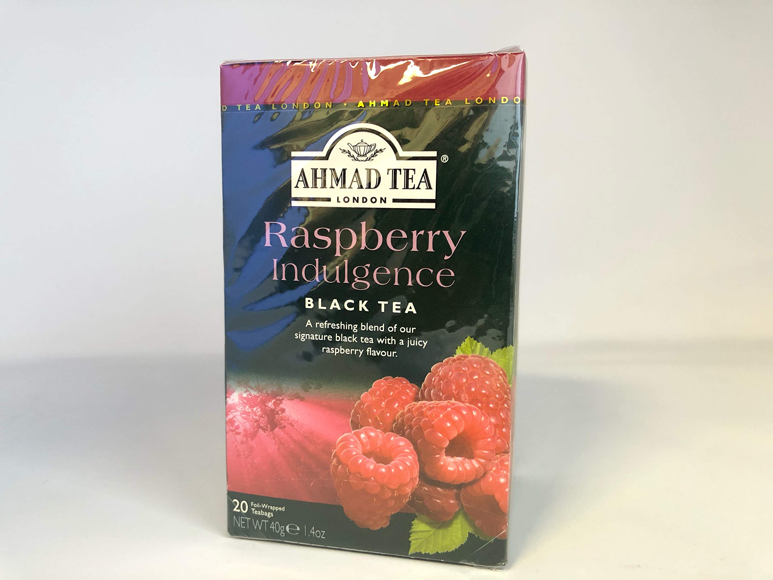 Ahmed Tea Variety Pack of 2 - Peach & Passion Fruit + Raspberry Indulgence Herbal Tea Bags | Perfect for Relaxation, Afternoon Tea & Gifts