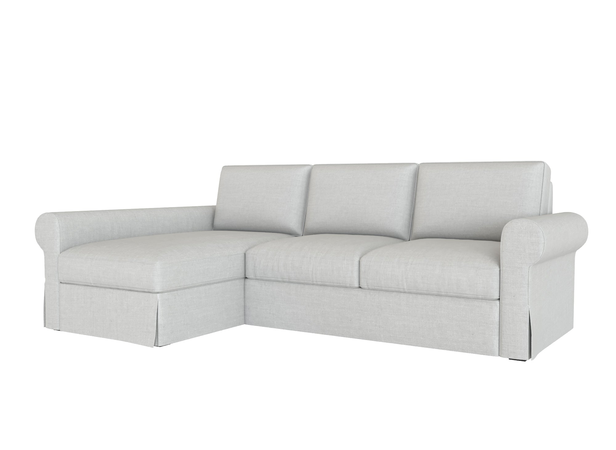 Backabro Corner Sofa Bed Cover - Stretchable Sectional Sleeper Sofa Protector for Pets, Kids & Spills - Perfect for Living Room, Dorm & Guest Room