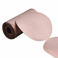 A275 Aluminum Oxide Sanding Discs - 6 Inch, 80 Grit, No-Fil Stick & Sand Paper Roll (6 Pack) - Perfect for Woodworking, Metal Polishing & DIY Home Projects