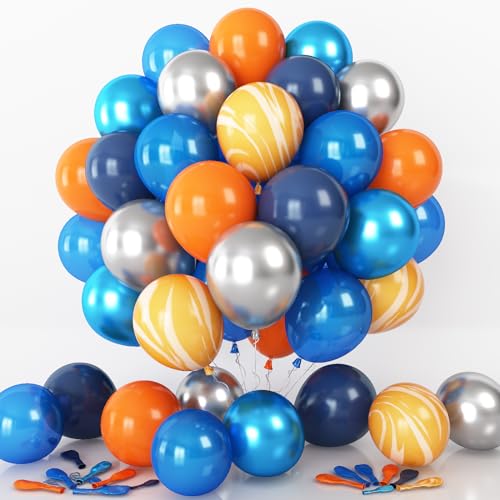 Blue Silver Yellow