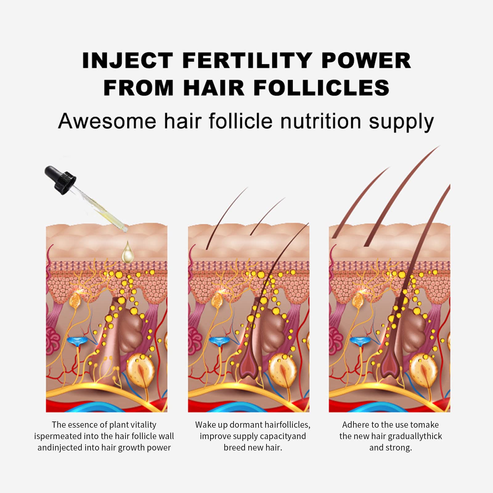 **Ginger Hair Growth Oil for Women & Men - Natural Hair Treatment Serum to Stop Hair Loss, Promote Thicker & Healthier Hair - Ideal for Daily Scalp Care & Thinning Hair Treatment (Yellow)**    **Usage Scenarios:** Perfect for daily hair care routines, promoting thicker hair growth, reducing hair loss, and improving scalp health for both men and women.