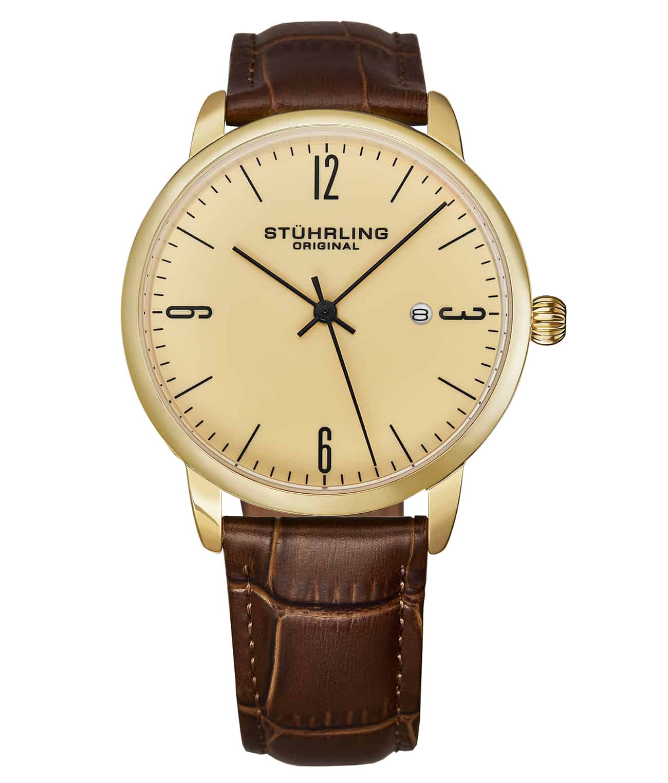 White Dial / Silver Case / Blue leather band