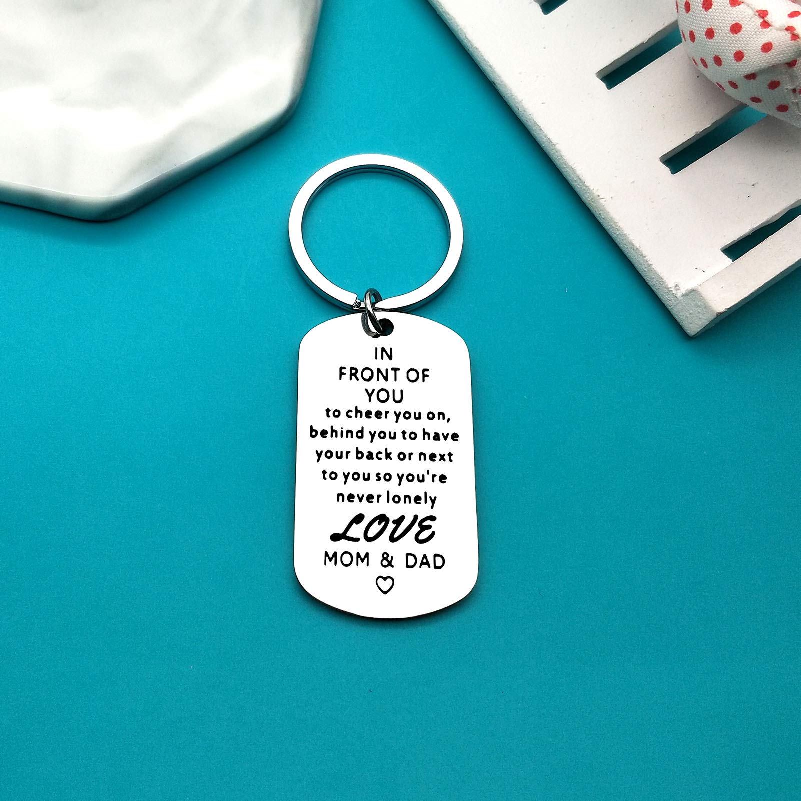 Xiahuyu Inspirational Son Keychain - Thoughtful Gift from Mom & Dad for Christmas, Birthday, Graduation, Wedding & Valentine's Day - Perfect Encouragement Present for Your Son | Ideal for Everyday Carry, Special Occasions & Heartfelt Moments
