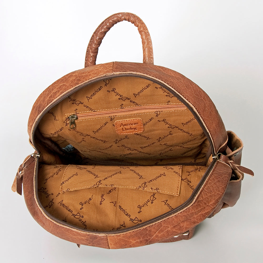 **Genuine Leather Western Handbag for Women - American Darling Saddle Blanket Purse - Perfect for Cowgirl Style, Rodeo Events & Everyday Use**