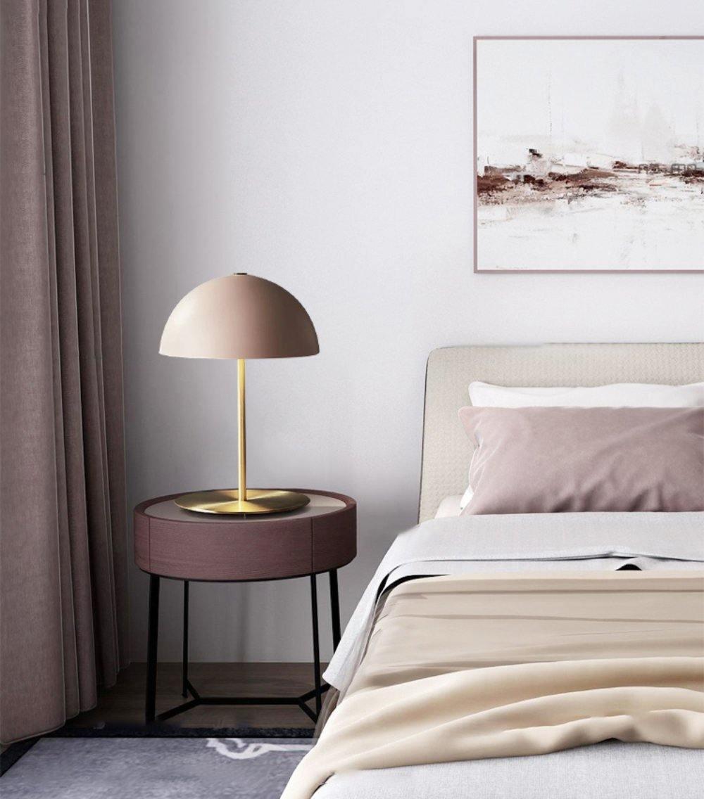 Hanna Table Lamp - Modern LED Bedside Lamp with USB Port, Adjustable Brightness for Bedroom, Living Room, Office - Perfect for Reading, Working & Night Light