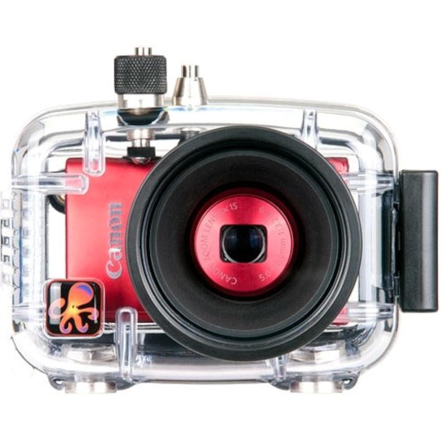 Ikelite 6243.13 Waterproof Underwater Camera Housing Case for Canon PowerShot ELPH 130 IS / IXUS 140 Digital Camera - Clear - Perfect for Scuba Diving, Snorkeling & Underwater Photography