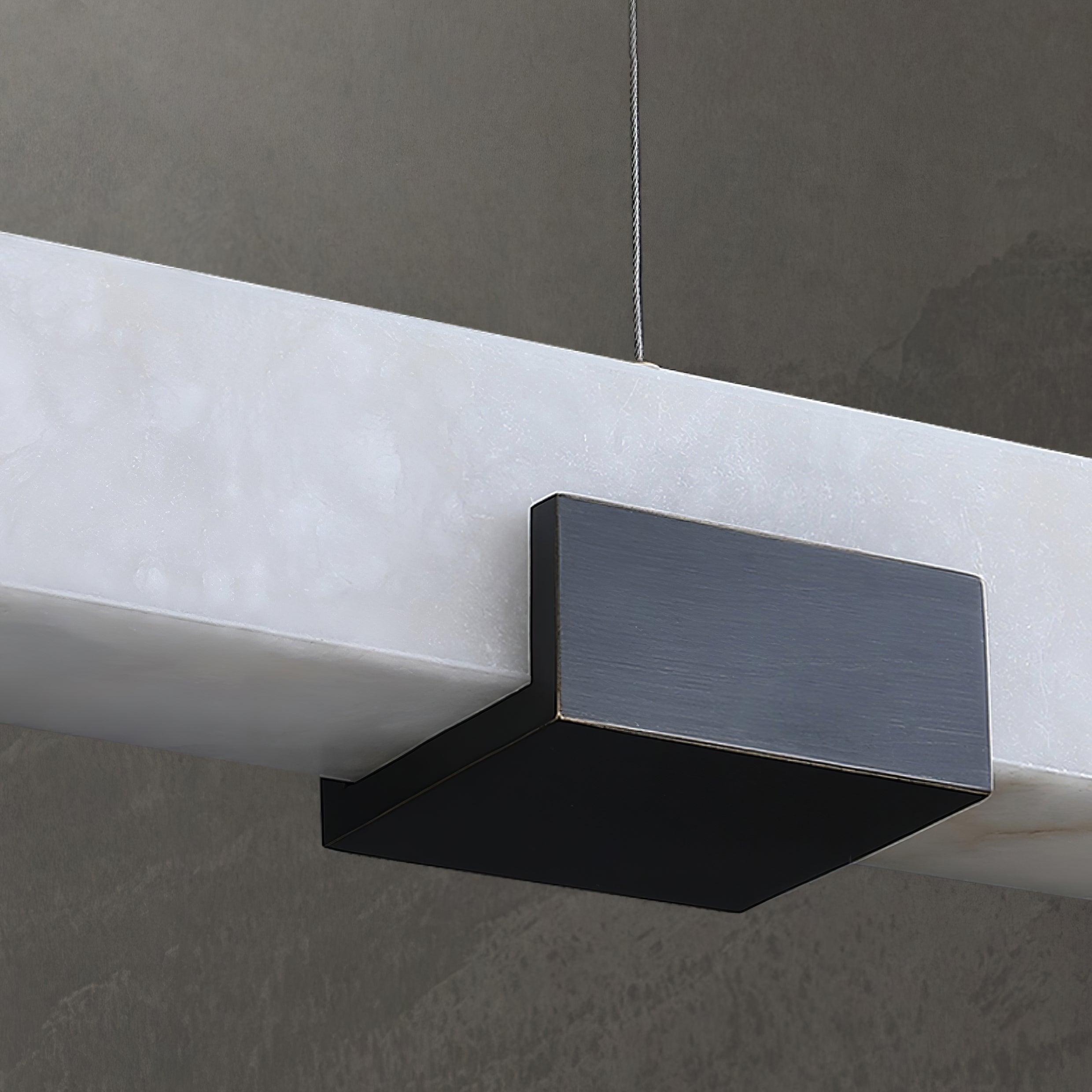 Elegant Alabaster Pendant Light - Modern Handcrafted Glass Ceiling Lamp for Dining Room, Kitchen Island & Bedroom Lighting