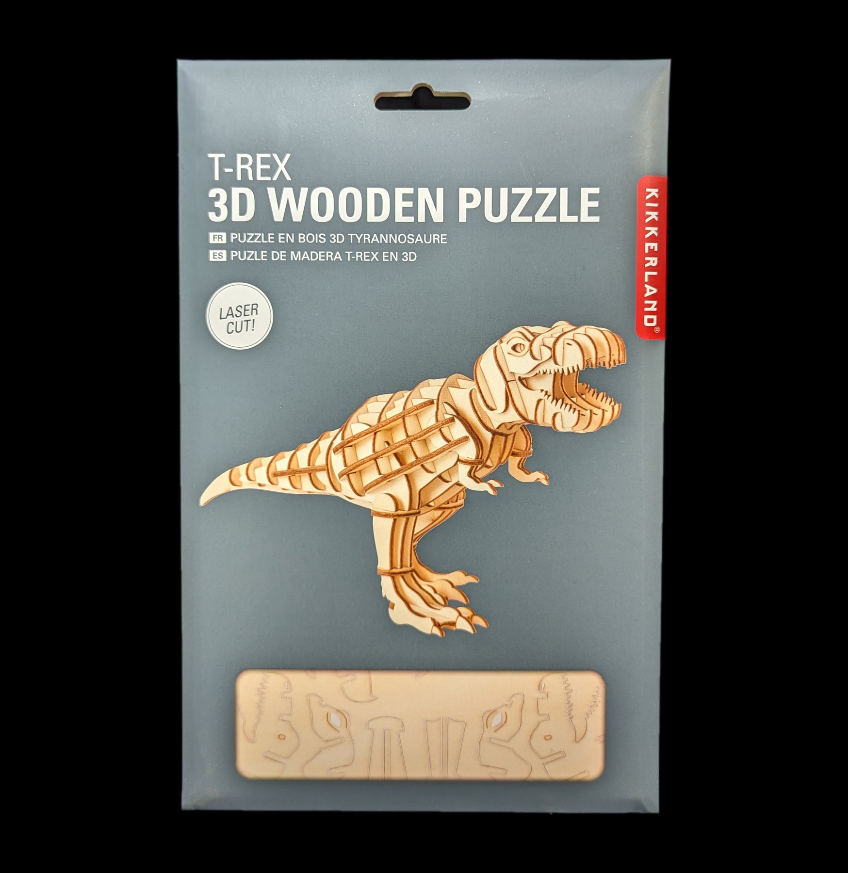 3D Wooden T Rex Puzzle - DIY Dinosaur Model Kit for Adults & Kids - Fun Educational STEM Toy for Home Decor, Birthday Gifts & Classroom Activities