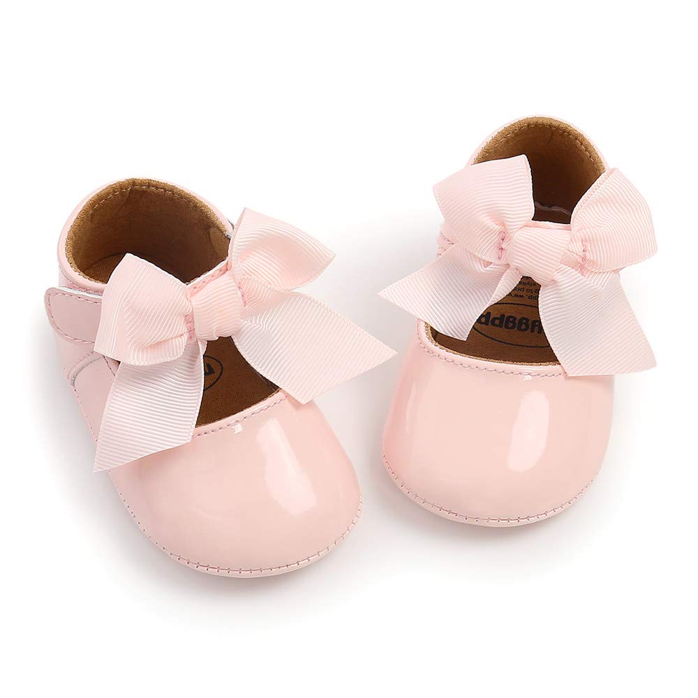 **Baby Girl Shoes Soft Sole Mary Jane Flats for Infant Toddler - First Walking Shoes, Prewalkers, Crib & Wedding Dress Shoes - Perfect for Special Occasions & Everyday Play**