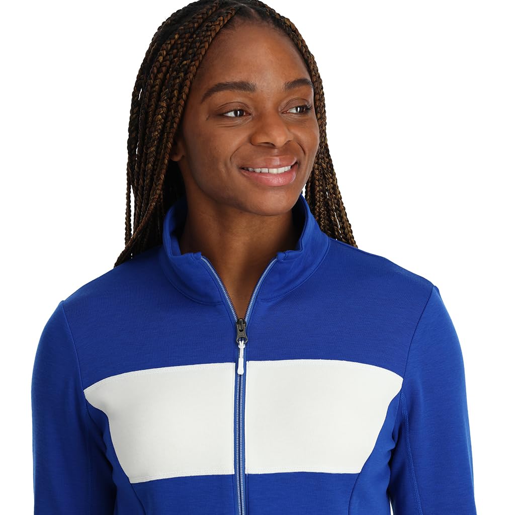 Spyder Women's Speed Full Zip Fleece Jacket - Lightweight Warm Winter Outerwear for Running, Hiking & Outdoor Activities