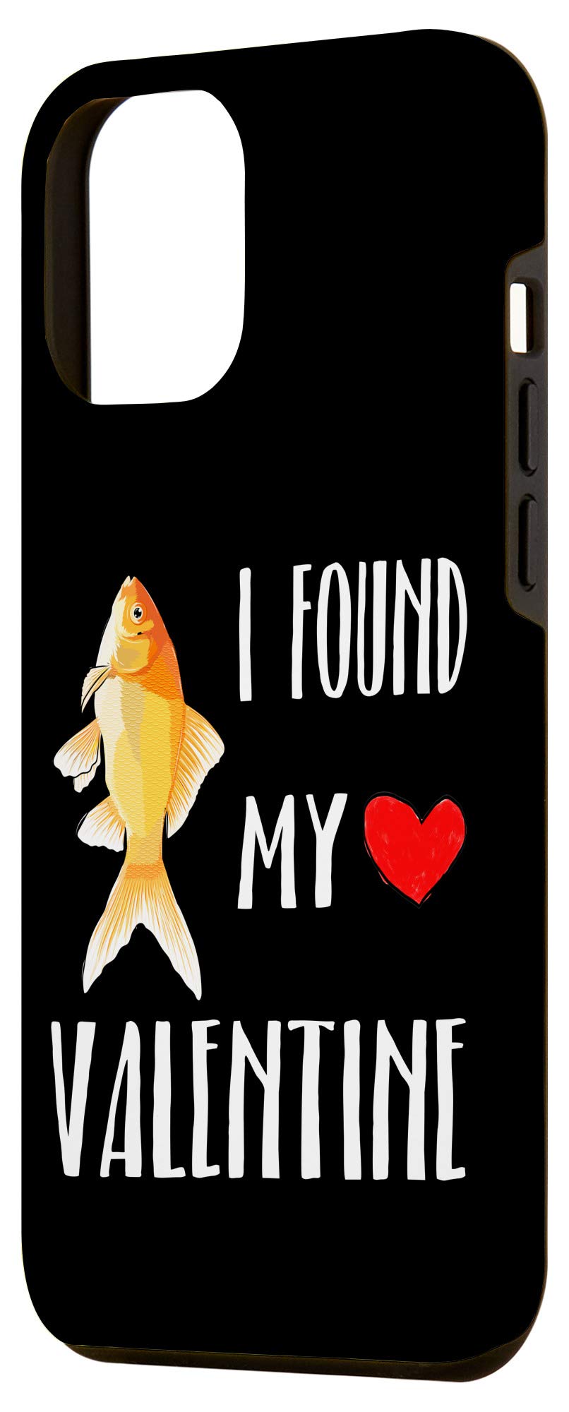 iPhone 12 Pro Max Valentine's Day Goldfish Case - Cute Fish Lover Phone Cover for Apple iPhone 12 Pro Max - Perfect Gift for Valentine's Day, Anniversary & Special Occasions