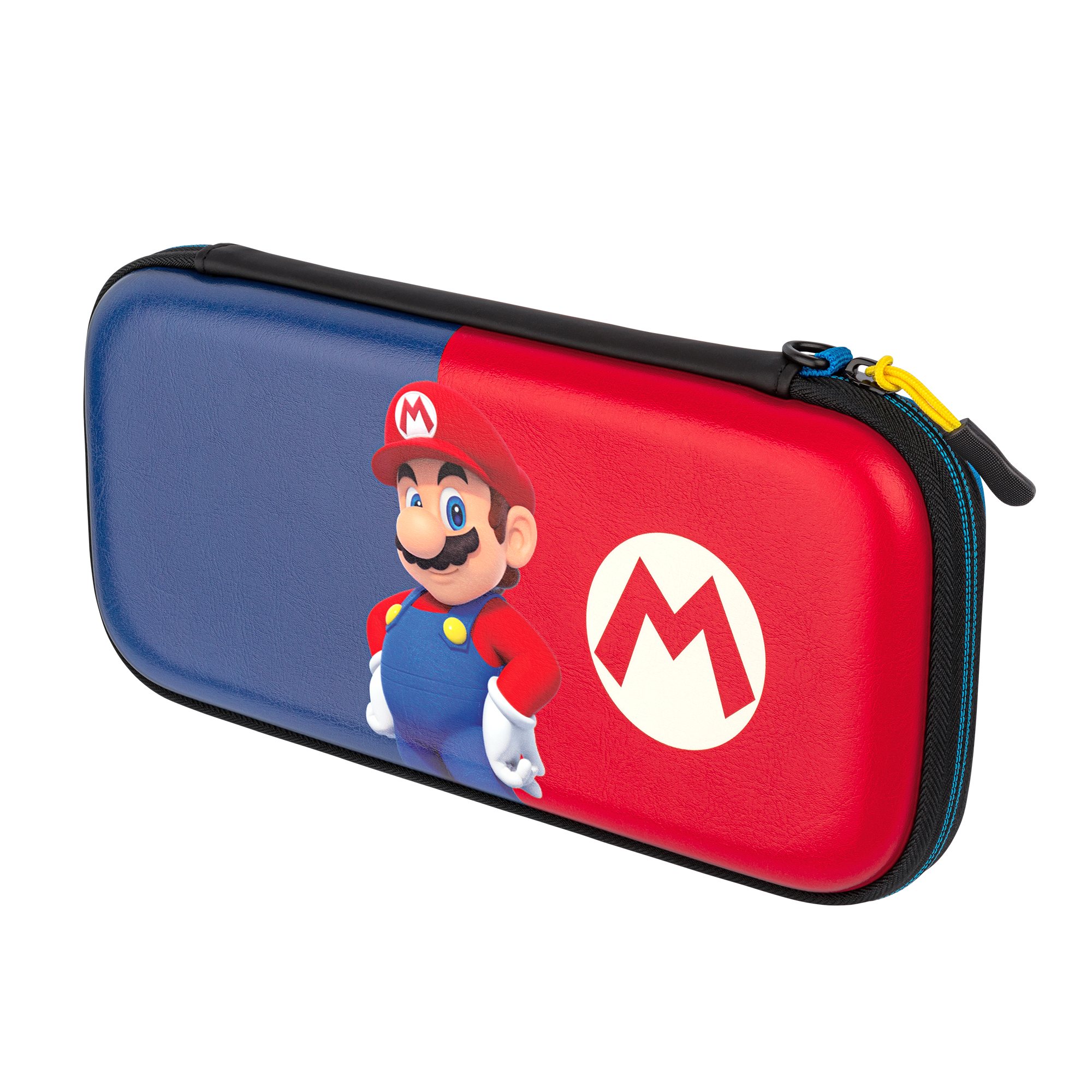 Super Mario Colorblock Travel Deluxe Case - Nintendo Themed Carry-On Luggage for Gamers & Travel Enthusiasts - Perfect for Airplane, Road Trips & Convention Travel