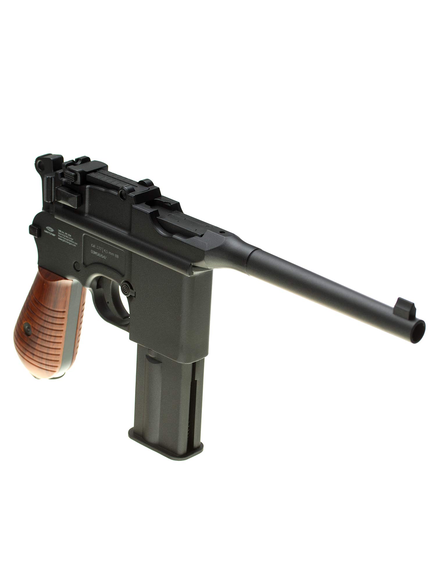 Gletcher M712 .177 CO2 Blowback BB Gun Air Pistol - Realistic Replica for Target Shooting, Training & Outdoor Fun | Perfect for Backyard Practice, Airsoft Games & Collectors