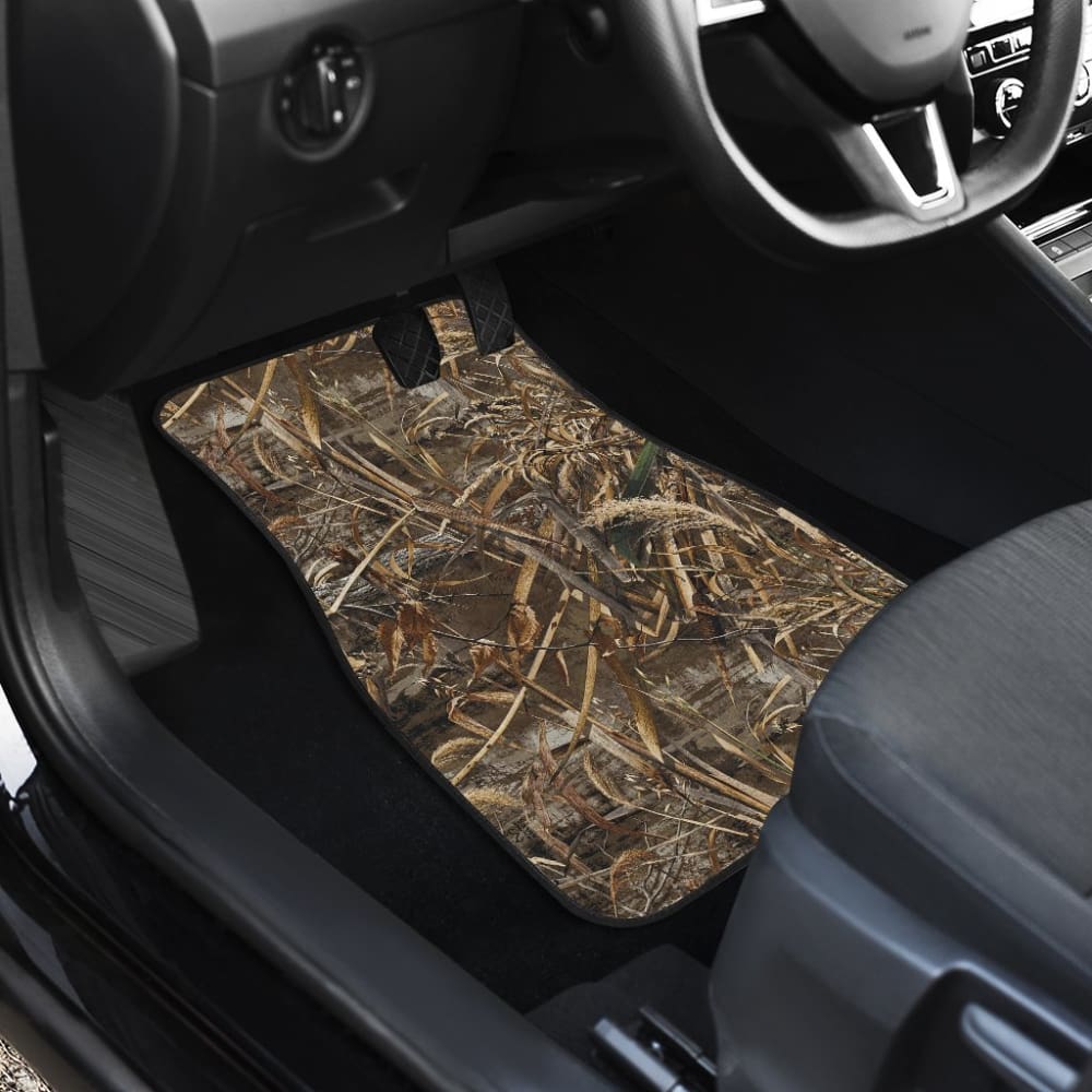 Premium Hunting Camouflage Car Floor Mats - Waterproof & Durable All-Weather Protection for Trucks, SUVs, Jeeps - Perfect for Outdoor Adventures & Hunting Trips
