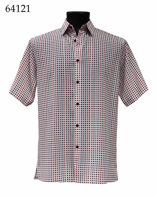Bassiri Men's Casual Short Sleeve Shirt 64121 - Comfortable Breathable Summer T-Shirt for Outdoor Activities, Travel & Daily Wear