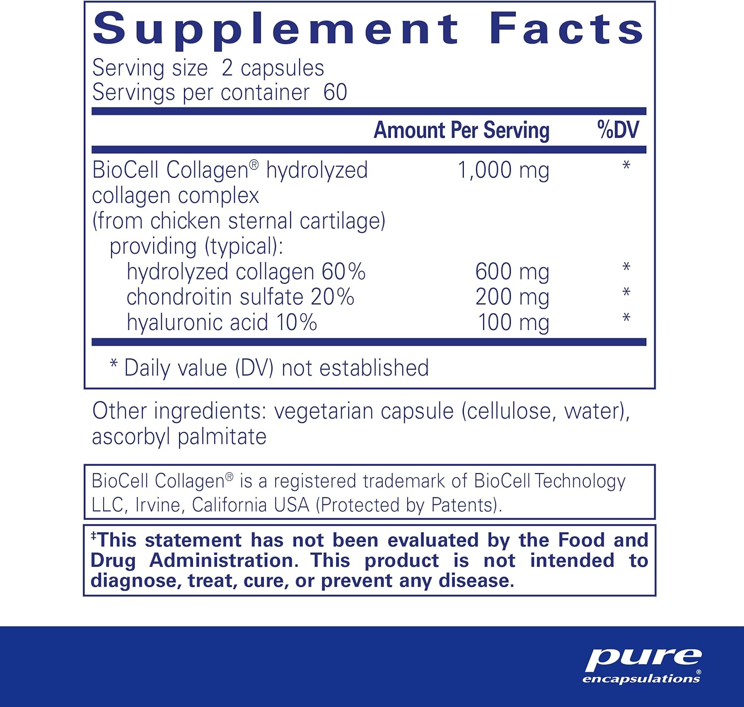 Pure Encapsulations Collagen JS - Hydrolyzed Collagen Peptides for Joint & Skin Health | Supports Mobility, Elasticity & Hydration | Perfect for Athletes, Fitness Enthusiasts & Anti-Aging