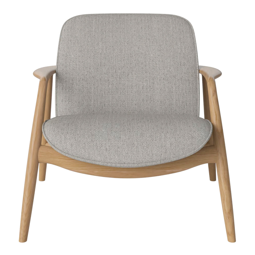 Bowie Lounge Chair - Modern Accent Chair for Living Room, Bedroom & Office - Comfortable Mid-Century Style Reading Chair with Sturdy Wooden Legs