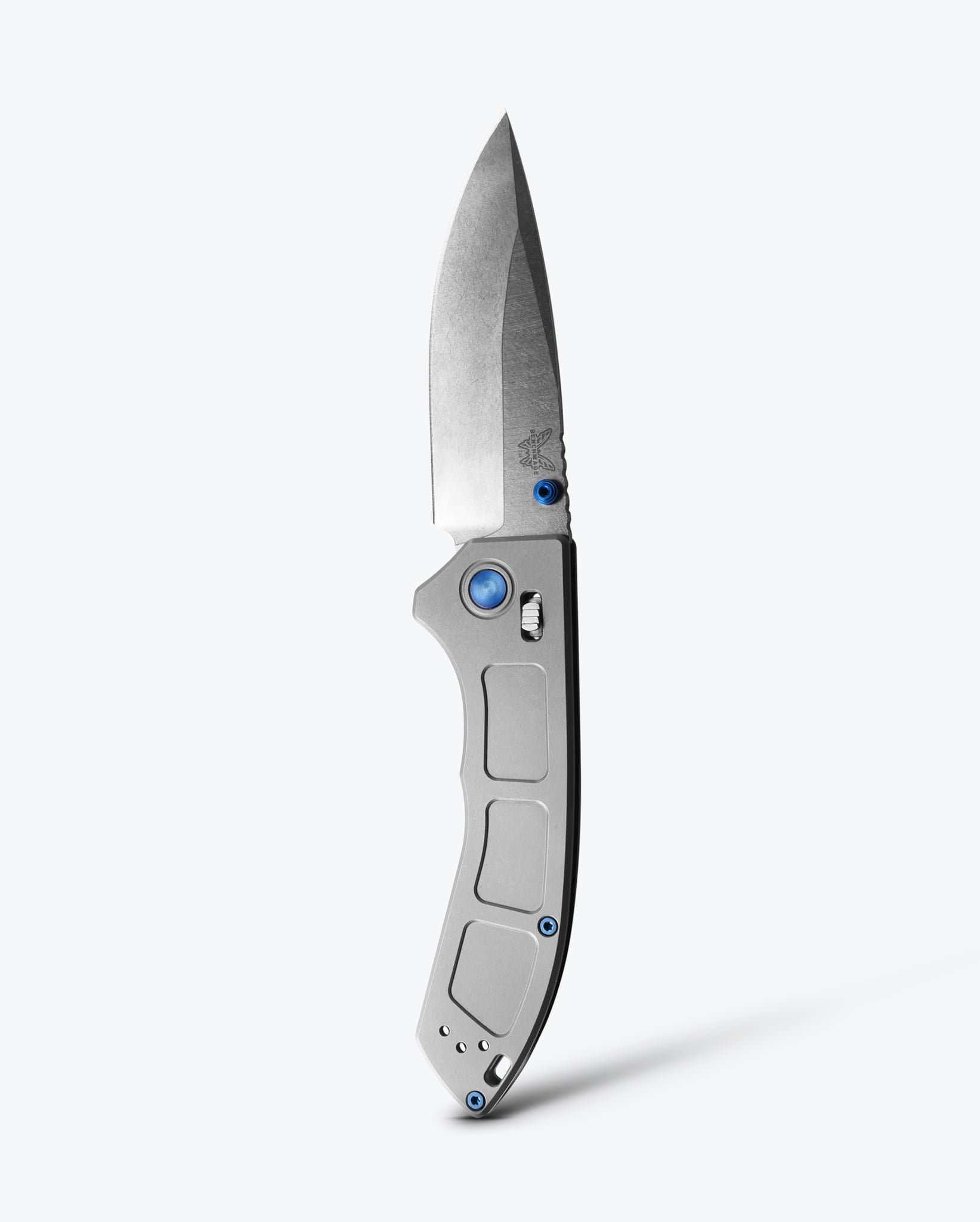 Narrows™ Gray Titanium Drop Point Knife - Premium EDC Folding Pocket Knife for Outdoor Camping, Hiking & Survival Gear