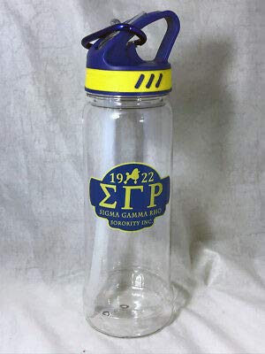 Sigma Gamma Rho Insulated Water Bottle - 20oz Stainless Steel Tumbler with Lid & Straw - Keeps Drinks Cold/Hot for Hours - Perfect for Gym, Work, School & Outdoor Activities