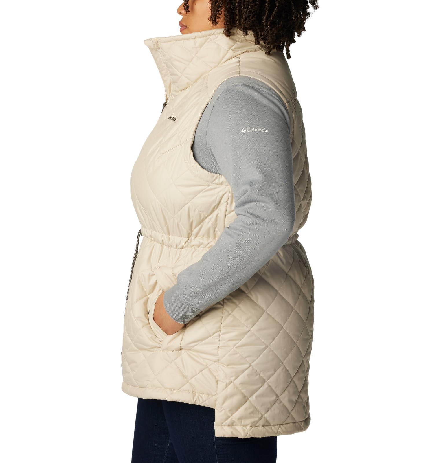 Columbia Women's Copper Crest Mid Vest - Lightweight Insulated Puffer Vest for Hiking, Running & Outdoor Activities
