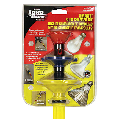 Smart LED Light Bulb Changer Kit - Easy Installation Tool for High Ceiling & Hard-to-Reach Fixtures - Perfect for Home, Office, and Commercial Lighting Maintenance