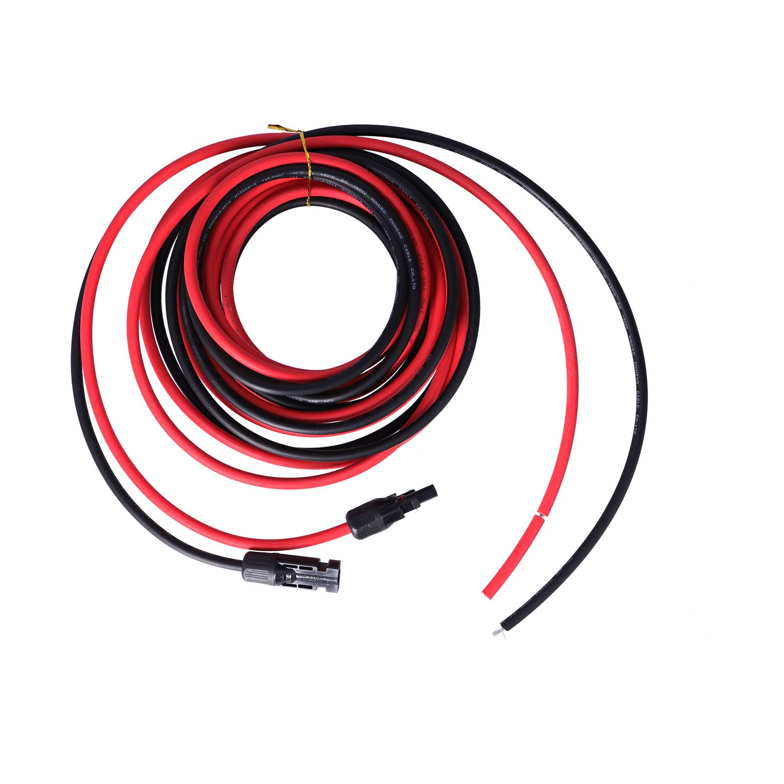 High-Quality Solar Panel Extension Cable - Durable & Weatherproof Solar Panel Wire for Solar System Connections | Perfect for RV, Boat, Off-Grid & Home Solar Power Setups