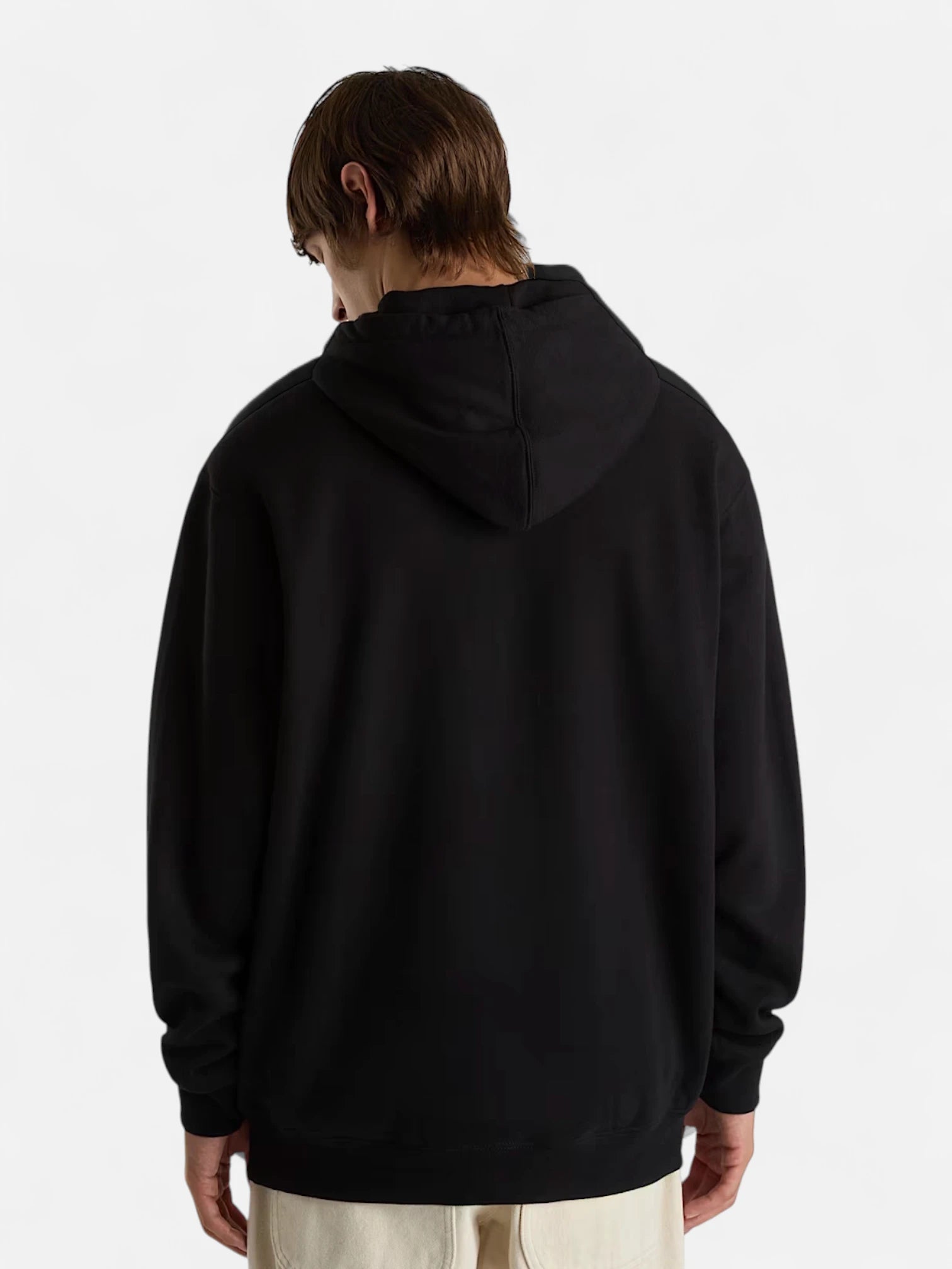 Vans Hi Stretch Black Hoodie - Men's & Women's Slim Fit Pullover for Casual Wear, Street Style & Outdoor Activities