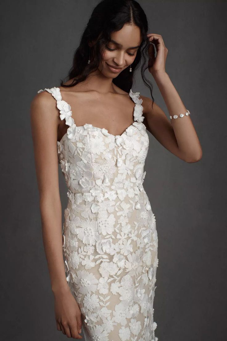 BHLDN Brigitta Gown - Elegant Wedding Dress for Brides | Perfect for Beach, Garden & Formal Weddings