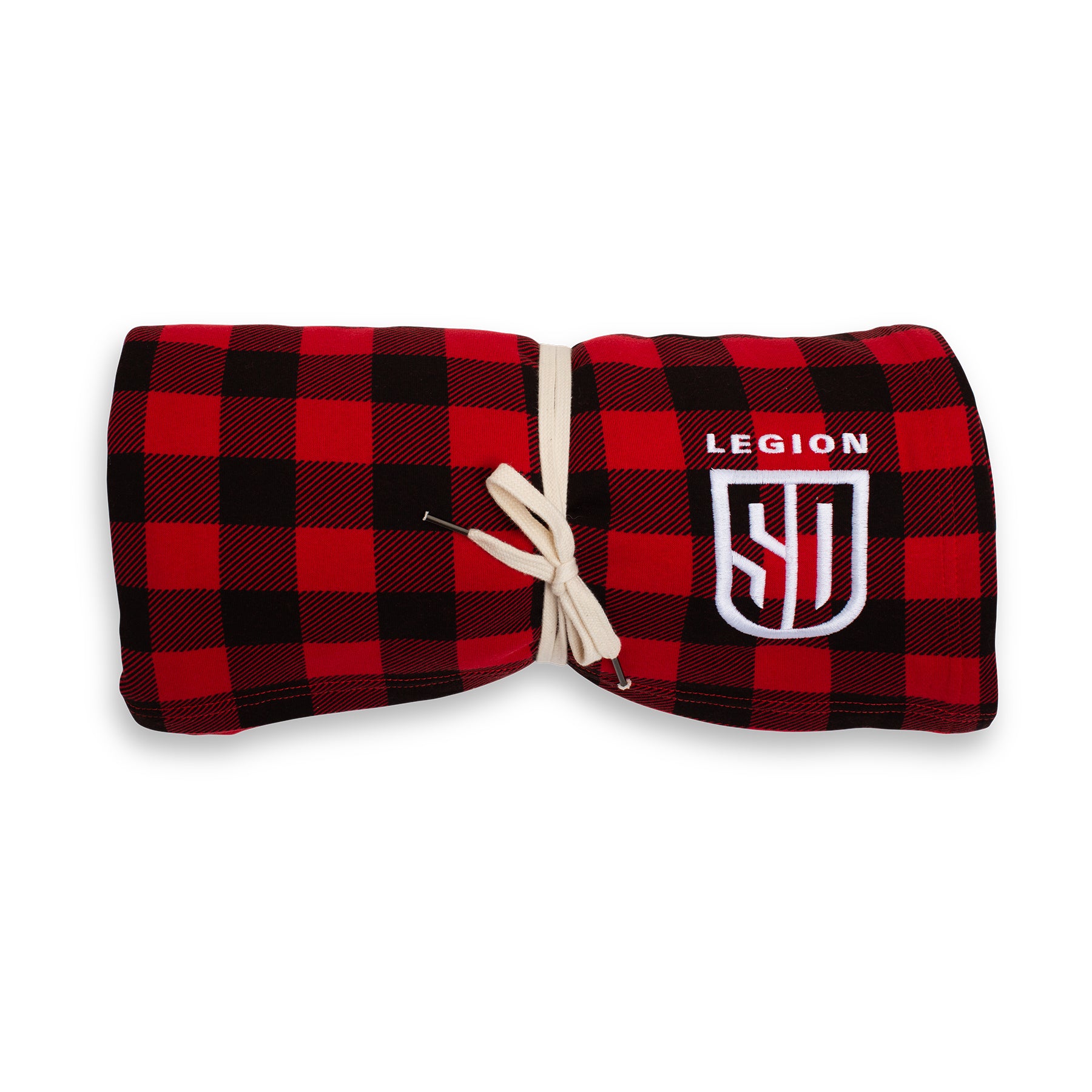SD LEGION Red Black Plaid Blanket - Soft Flannel Throw for Couch, Bed & Outdoor Picnics - Cozy Winter Warmth & Home Decor Gift
