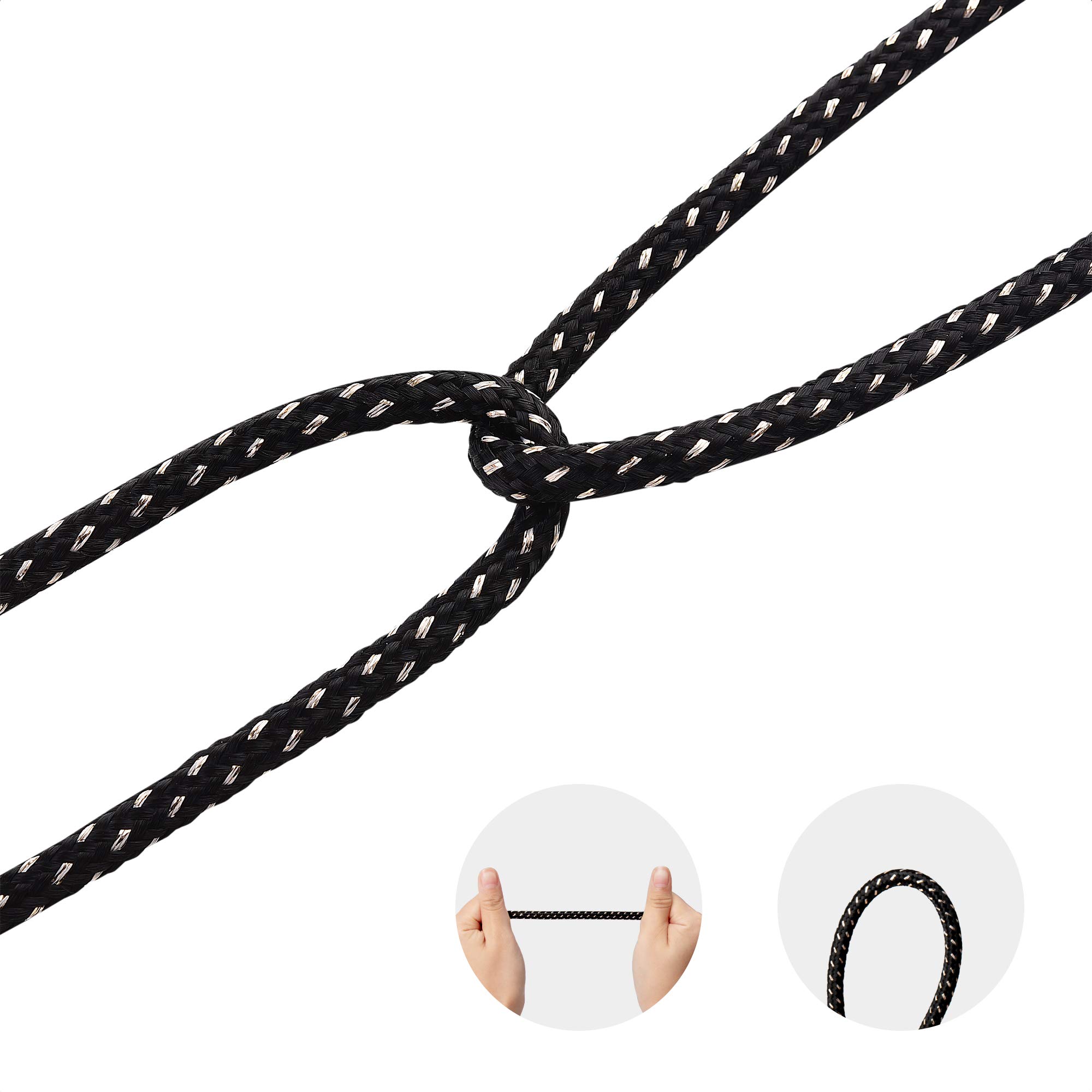 Cable Matters 25 ft Braided 1/4 Inch TRS Extension Cable - Male to Female Audio Cable for Studio, Guitar, Keyboard & Professional Audio Equipment