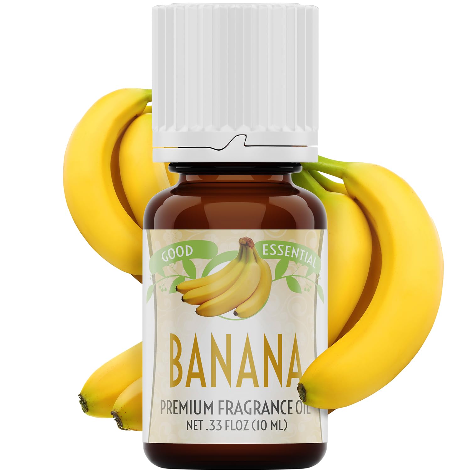 Premium Banana Fragrance Oil for Candle Making, Soap, Slime & Diffusers - 100% Pure Essential Oil - 0.33 fl oz (10ml) - Perfect for DIY Crafts, Home Scents & Aromatherapy