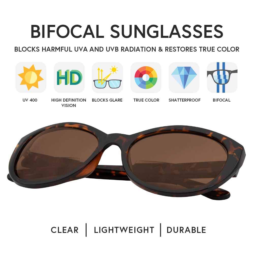 VITENZI Women's Tinted Reading Sunglasses for Outdoor & Driving