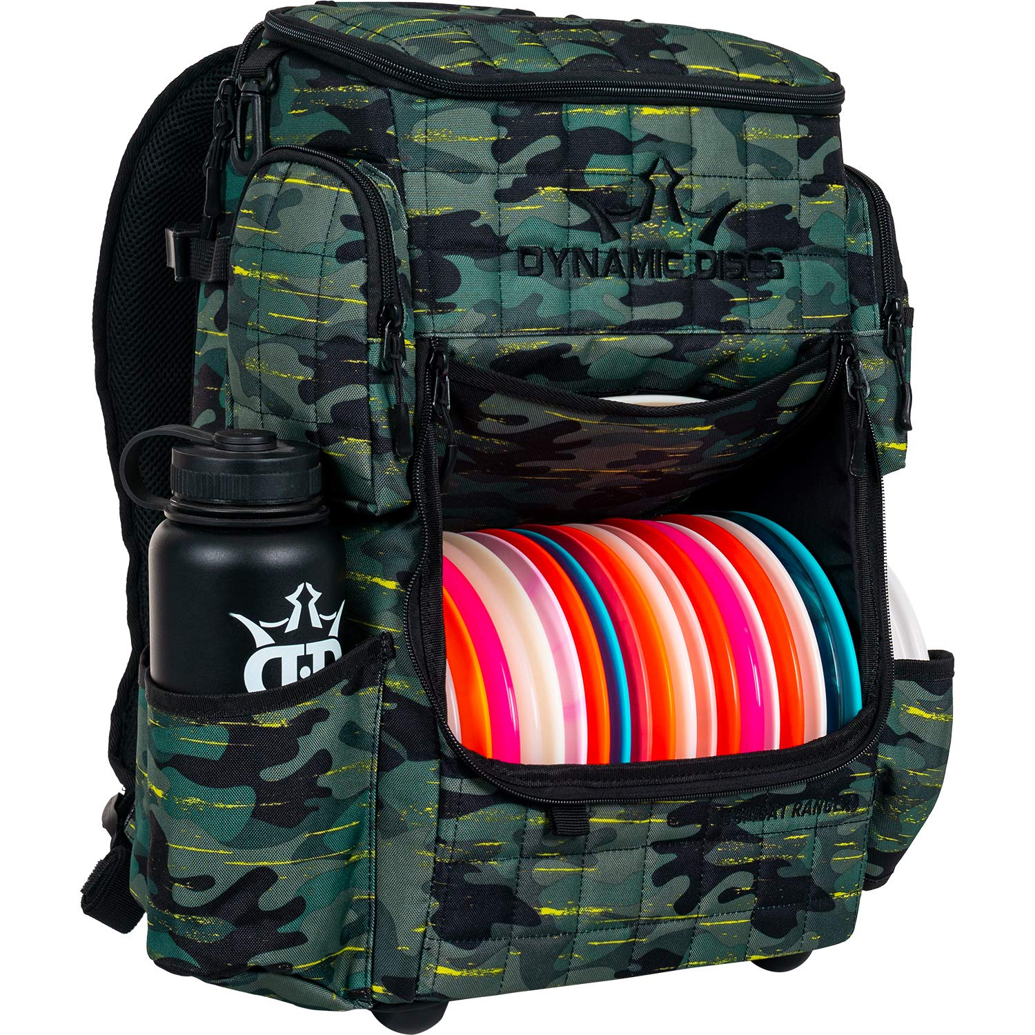 Dynamic Discs Combat Ranger Disc Golf Backpack - Large Capacity Disc Golf Bag with Putter Pouch | Holds 20+ Discs | Premium Disc Golf Accessories for Men & Women | Durable Frisbee Golf Backpack for Tournaments & Practice | Perfect for Professional Players & Beginners