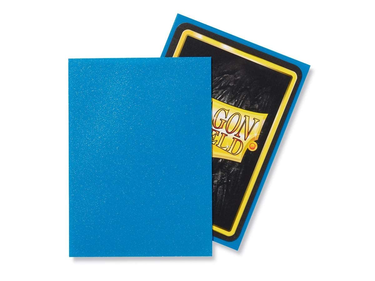 Dragon Shield Sapphire Matte Sleeves 100 Pack for Card Games