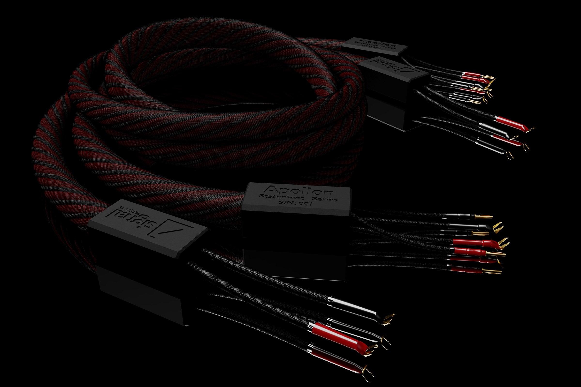 Premium Apollon Speaker Cable by Signal Projects - High-Quality Audio Cable for Home Theater, Studio Monitors & Hi-Fi Systems