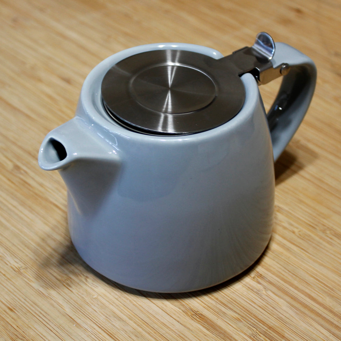 18 oz Wholesale Restaurant Teapot - Premium Stainless Steel Commercial Tea Pot for Cafes, Restaurants & Catering Services