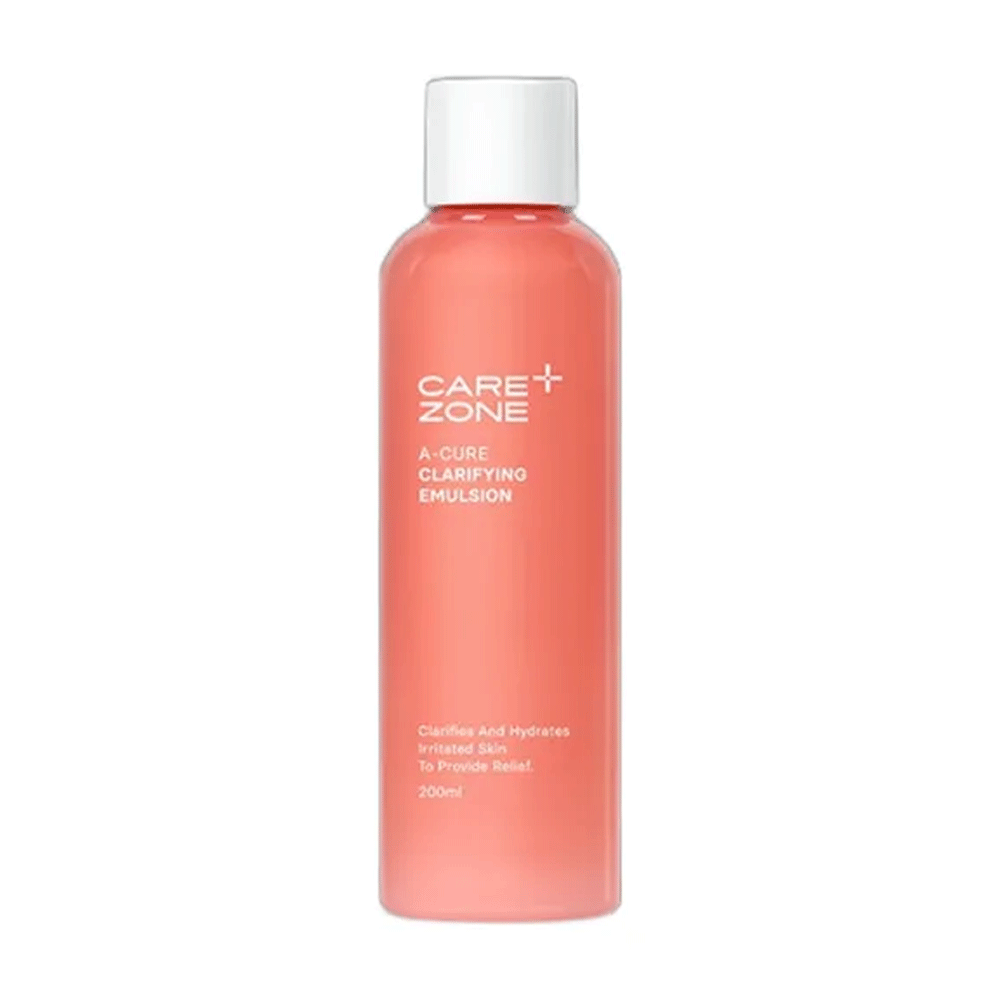CAREZONE A Cure Clarifying Emulsion 200ml - Oil Control & Acne Treatment for Oily & Combination Skin - Perfect for Daily Skincare Routine & Breakout Prevention