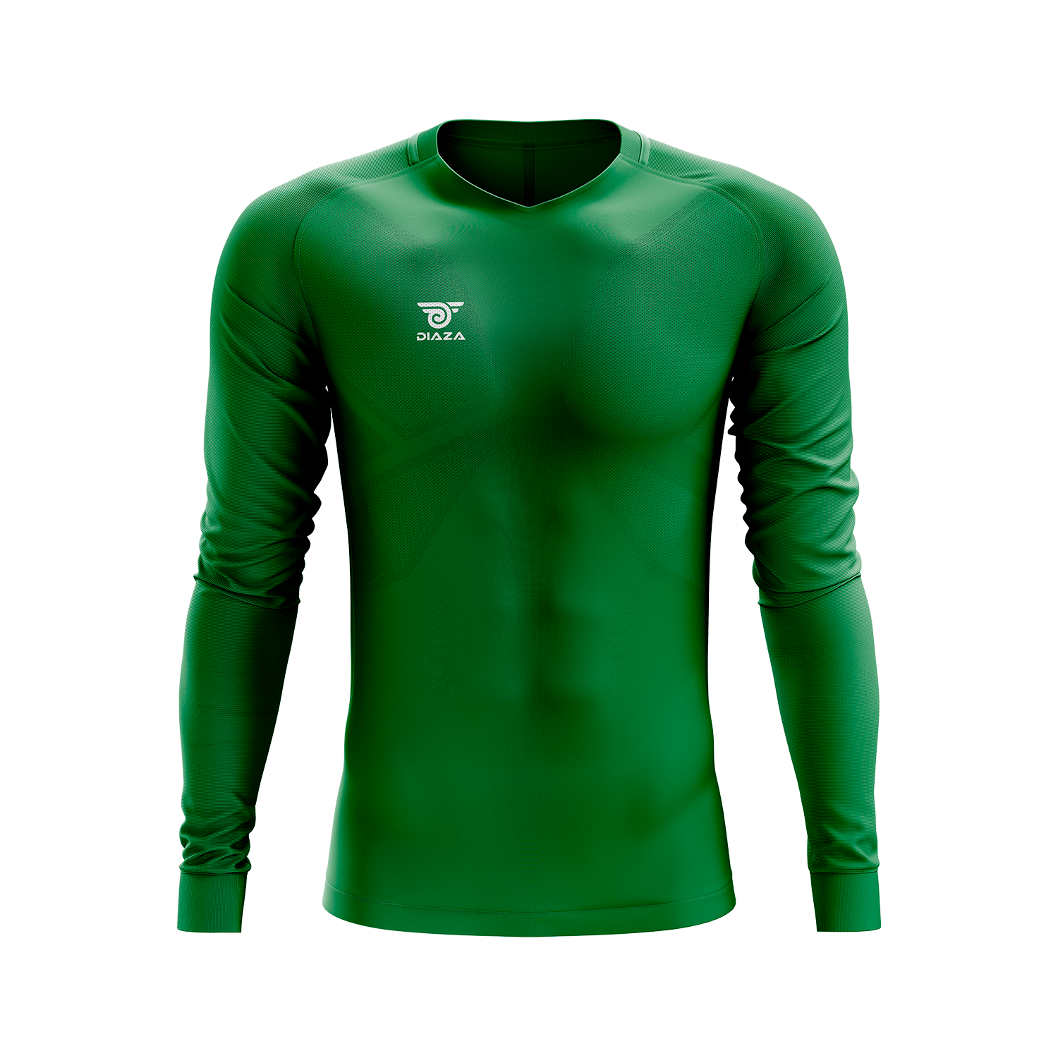 CH4 Compression Long Sleeve Green Workout Shirt for Men - Perfect for Running, Gym & Outdoor Sports