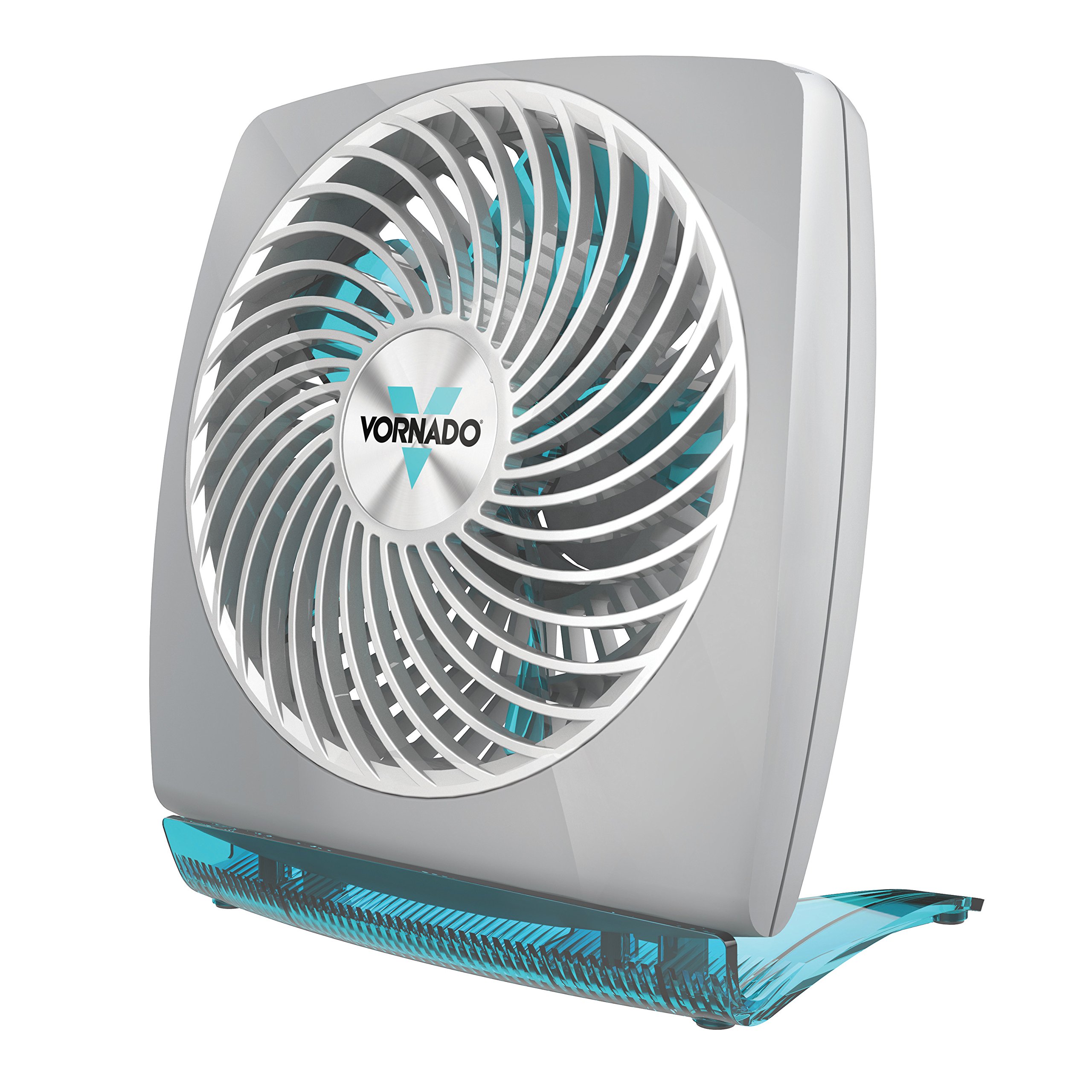 Vornado FIT Personal Air Circulator Fan - Compact Foldable Design with Adjustable Airflow | Portable Desk Fan for Office, Bedroom & Travel | Aqua Blue | Energy Efficient Cooling Solution for Home & Workspace