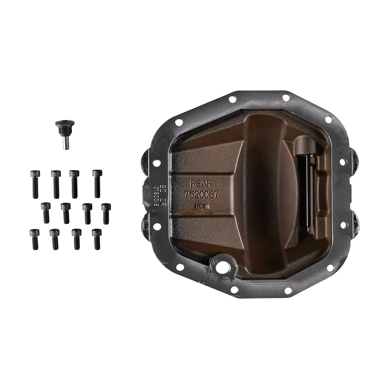 ARB 0750012B Black Rear Differential Cover - Heavy Duty Off-Road Protection for Jeep, Truck & 4x4 Vehicles