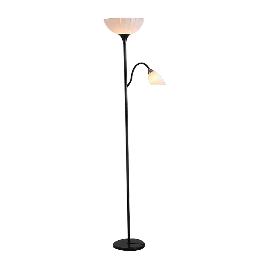Modern LED Floor Lamp with Acrylic Lotus Lampshade - 170cm Height Adjustable Standing Light for Living Room, Bedroom & Study | Warm White Ambient Lighting for Home Decor & Reading