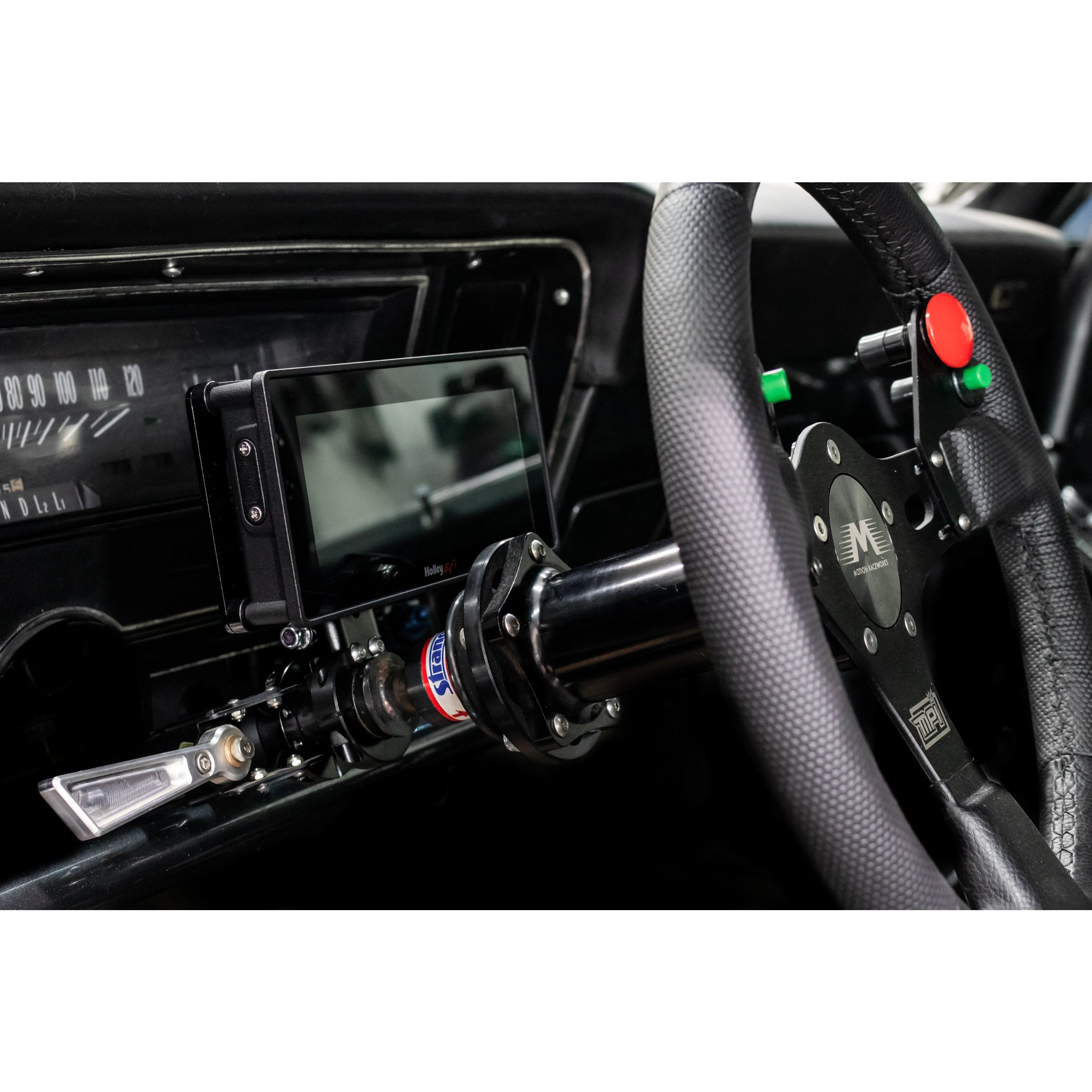Holley 6.86 553-112 Adjustable Dash Mount with Billet Clamp 15-01013 - Perfect for Car Dashboard Customization & Racing Accessories Installation