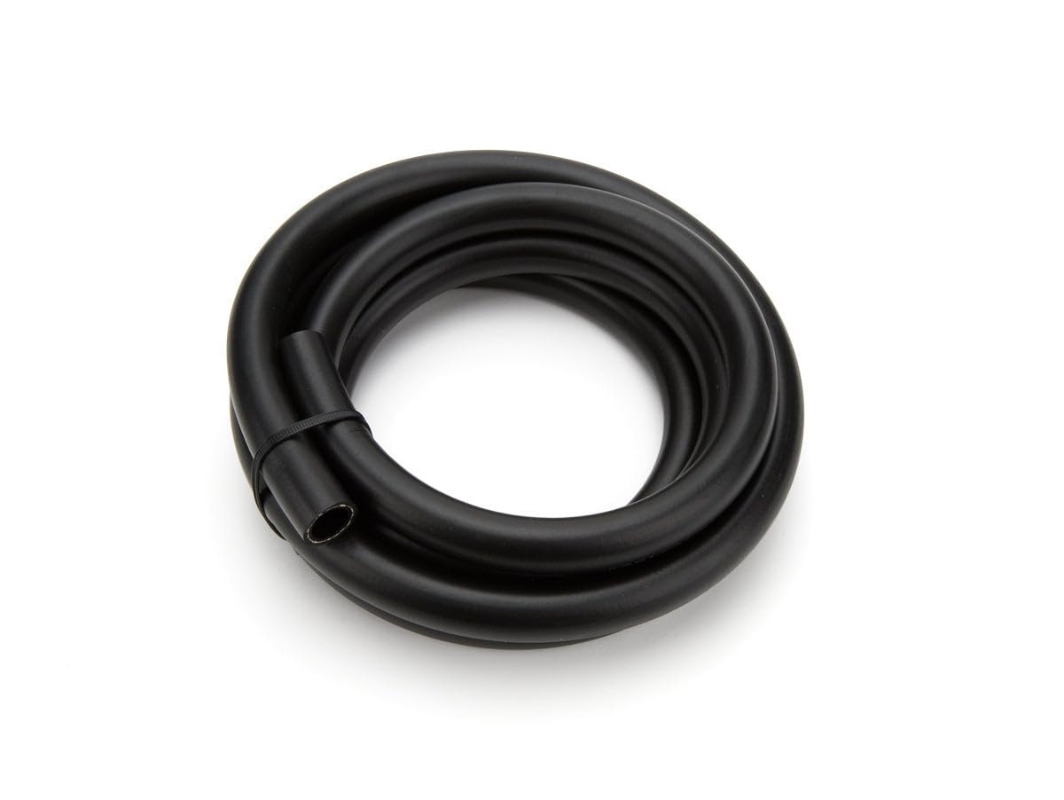 Fragola #10 Push-Lite High-Temperature Hose 10ft Black - Fuel, Oil & Coolant Transfer for Automotive, Marine & Industrial Use