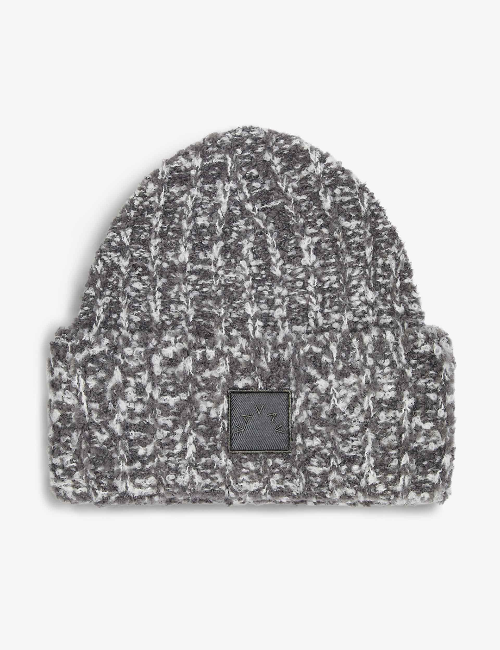 Vernon Boucle Knit Hat - Soft Winter Beanie for Men & Women - Charcoal Grey - Cozy Cold Weather Accessory for Outdoor Activities & Casual Wear