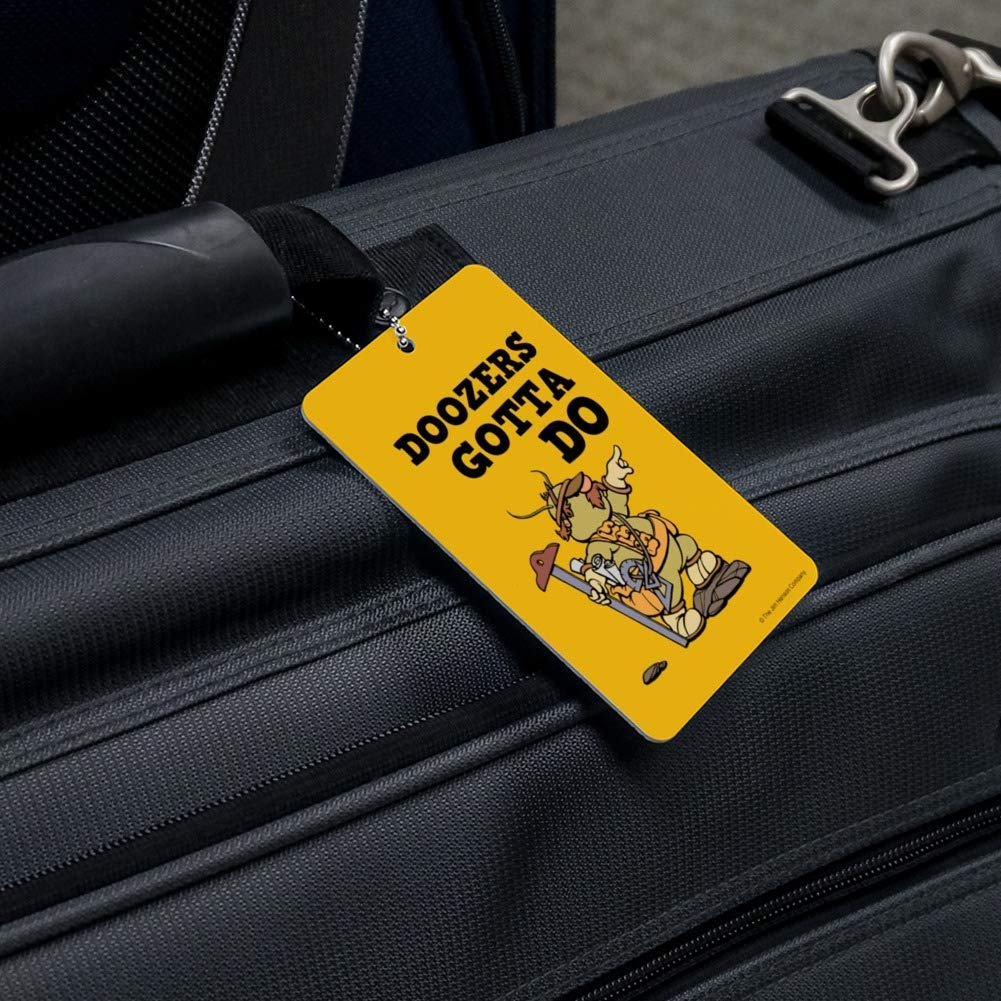 Fraggle Rock Luggage Tag - Doozers Gotta Do Suitcase ID Card for Carry-On Bags | Perfect for Travel Identification, Kids' Luggage & Collectible Gift