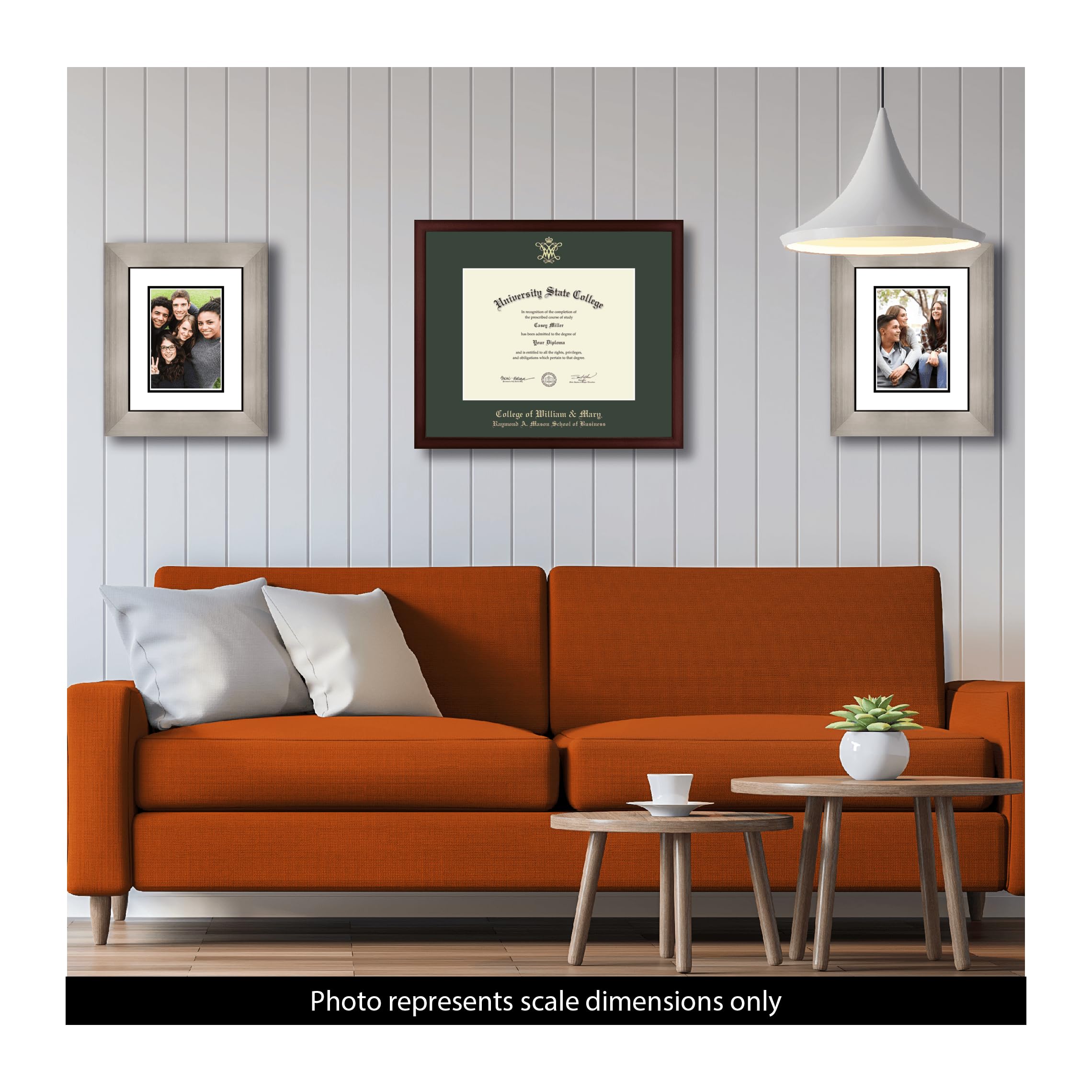 William & Mary Raymond A. Mason School of Business Diploma Frame 13x10 Inch - Gold Embossed Display for Bachelor's, Master's & PhD Degrees - Perfect for Graduation Gifts & Office Decor