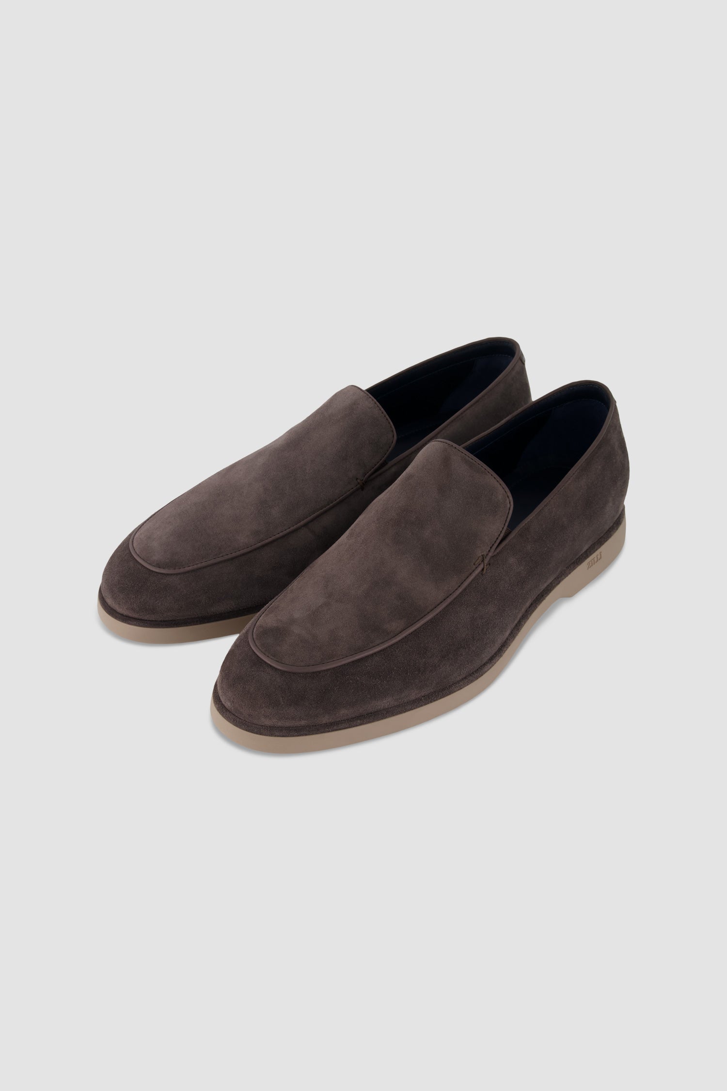 Zilli Brown Loafers for Men - Genuine Leather Slip-On Dress Shoes - Comfortable Business Casual Shoes for Office, Wedding & Formal Occasions